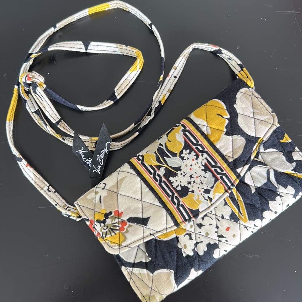 Vera Bradley Crossbody Trifold Wallet